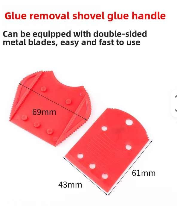 Single Edge Safety Razor Scraper Blade Double-edge Plastic Handle for OCA Polarizer Glue Remover Cleaning Repair Tool — صورة 4